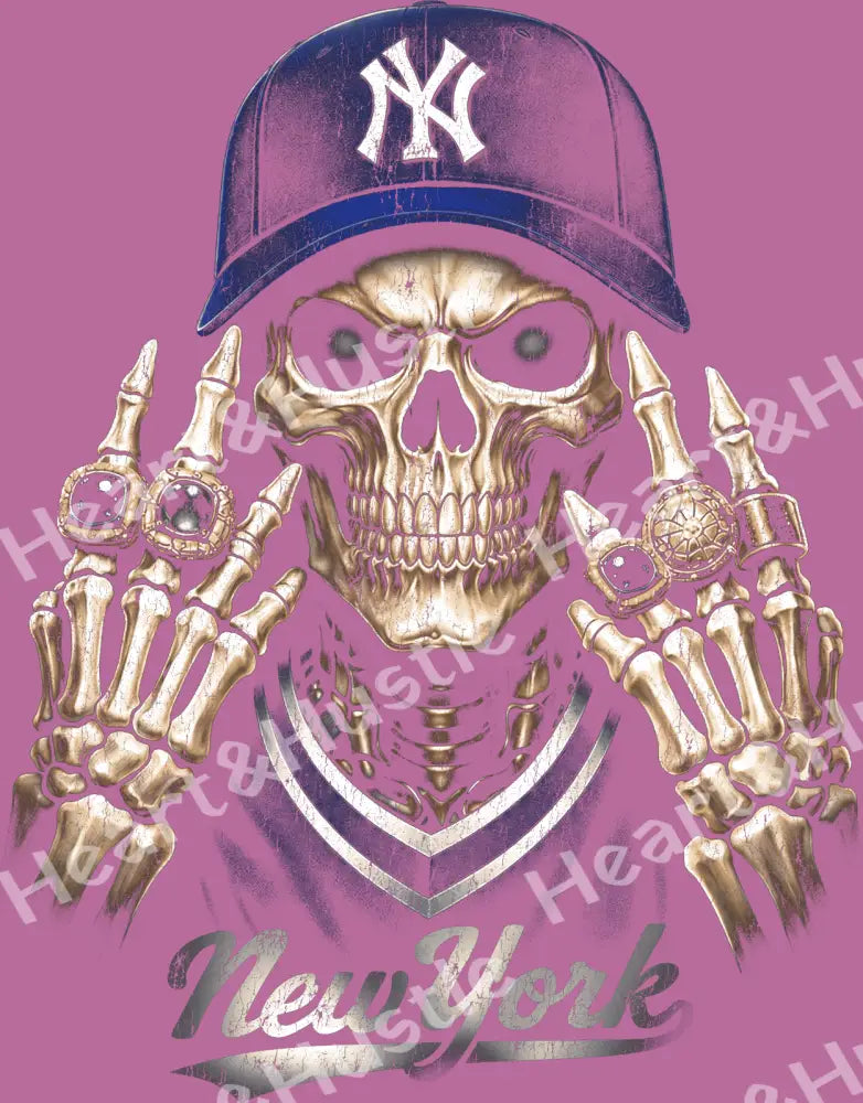 New York Bones Halftone
