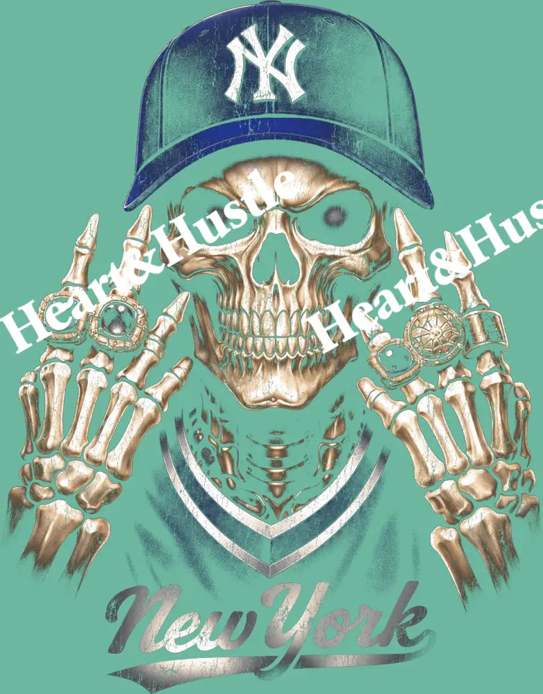 New York Bones Halftone