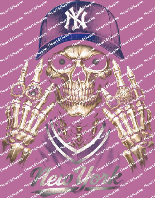 New York Bones Halftone