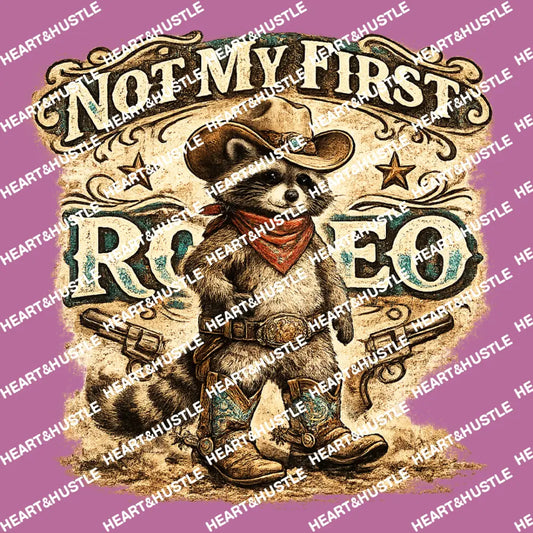 Not My First Rodeo Raccoon