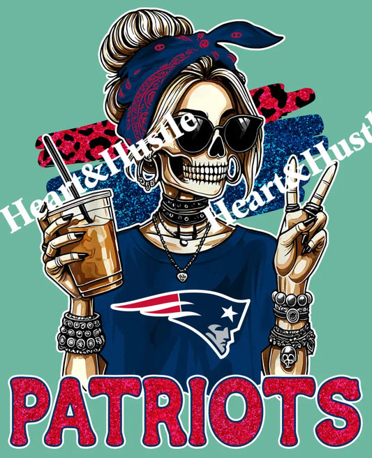 Patriots Skully Girl