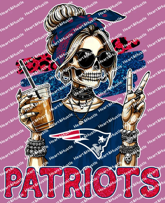 Patriots Skully Girl