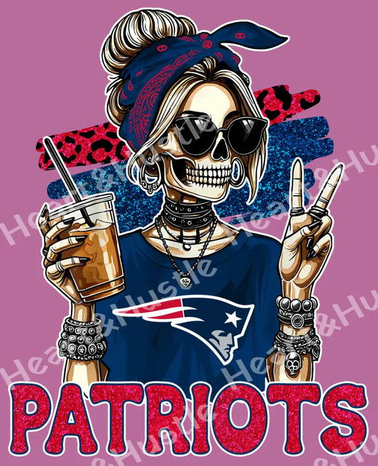 Patriots Skully Girl