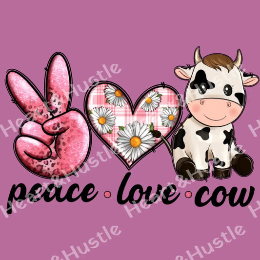 Peace Love Cow