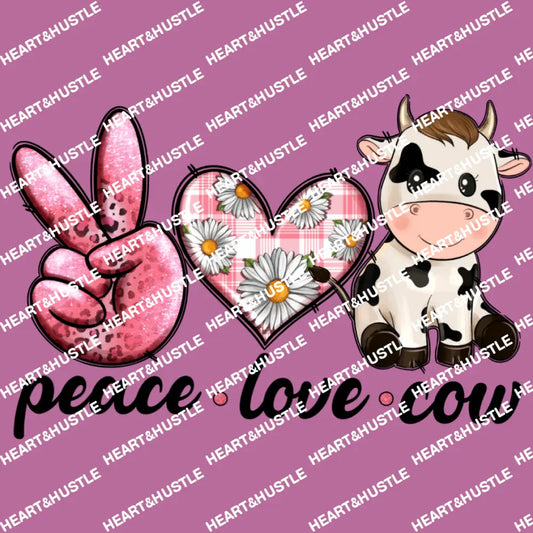 Peace Love Cow