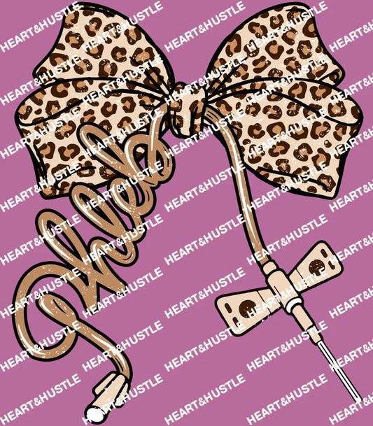Phlebotomist Leopard Bow