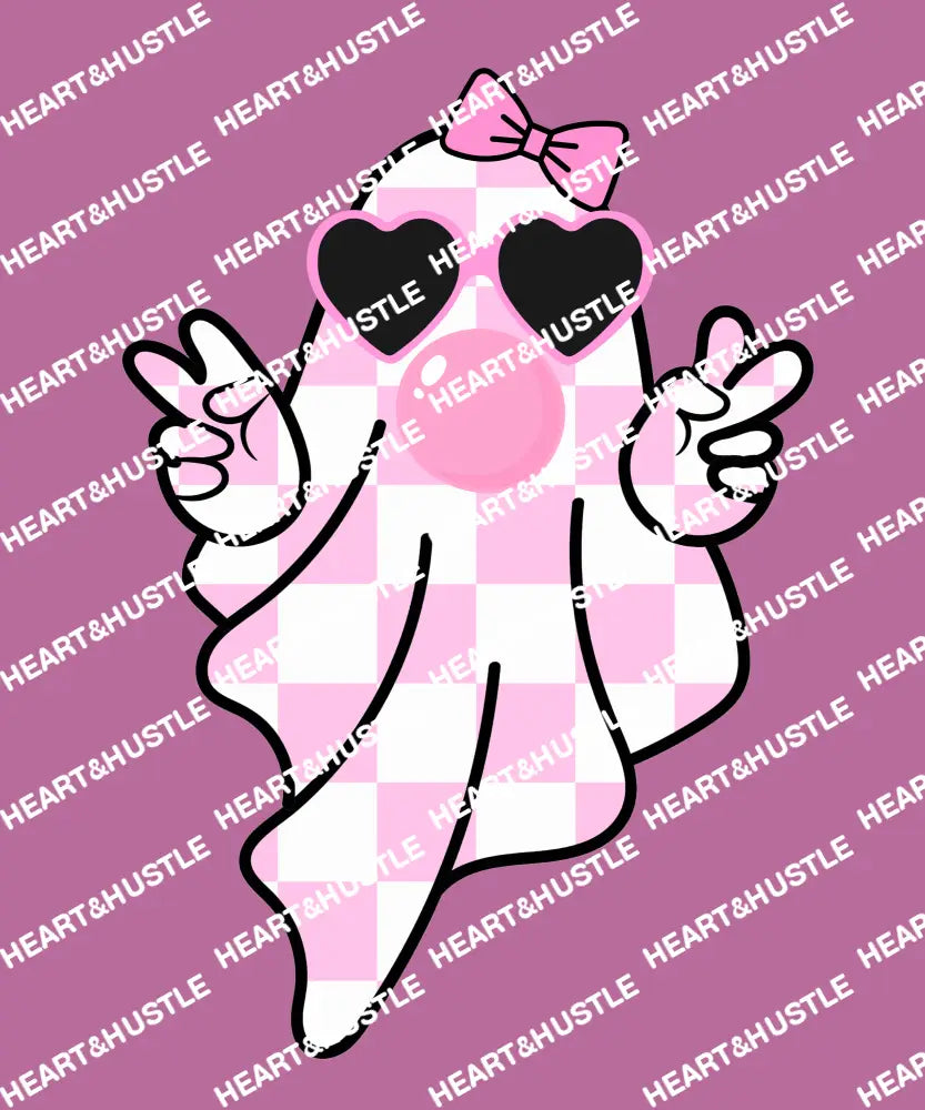 Pink Bubblegum Ghost
