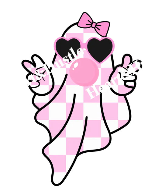 Pink Bubblegum Ghost