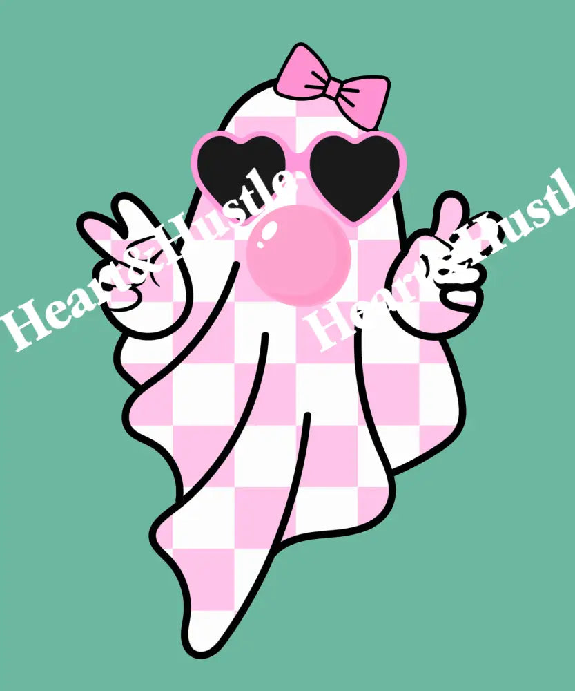 Pink Bubblegum Ghost