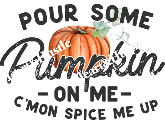 Pour Some Pumpkin On Me C’mon Spice Me Up