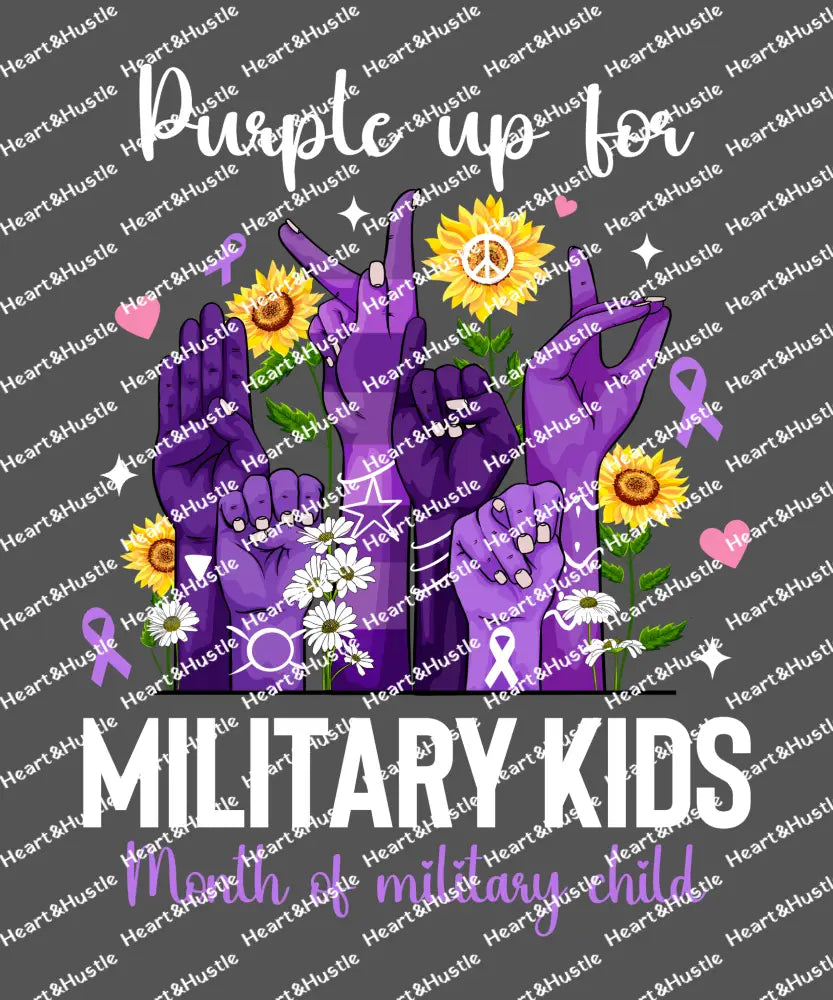 Purple up for Military kids