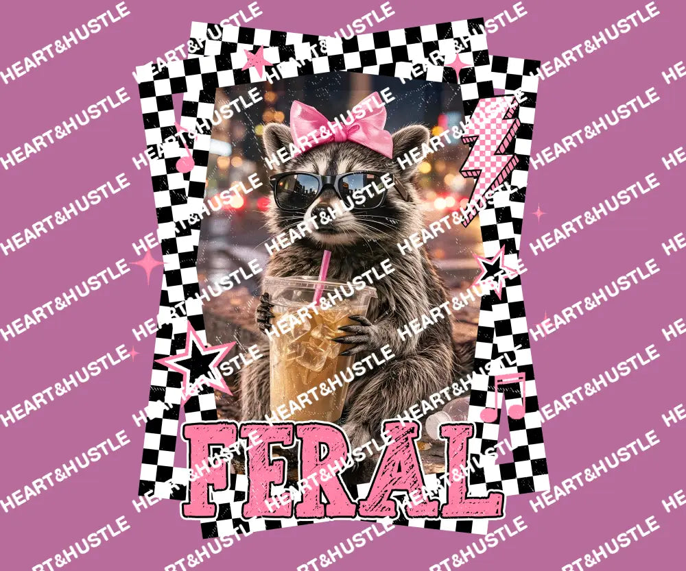 Feral Raccoon Iced Coffee