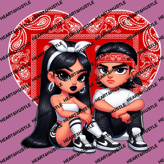Red Heart Couple
