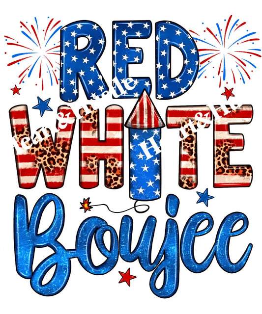Red White Boujee
