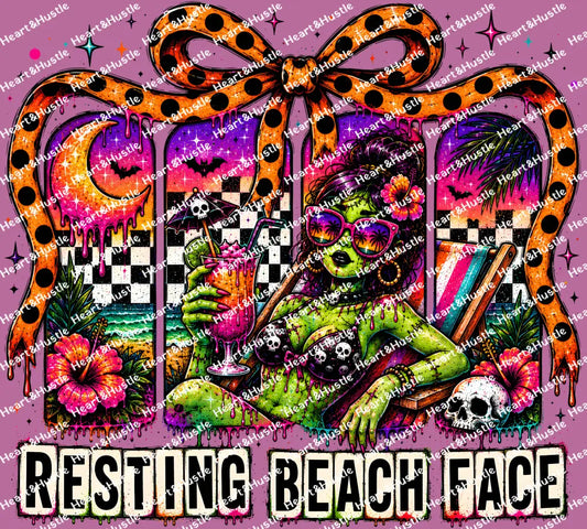 Resting Beach Face