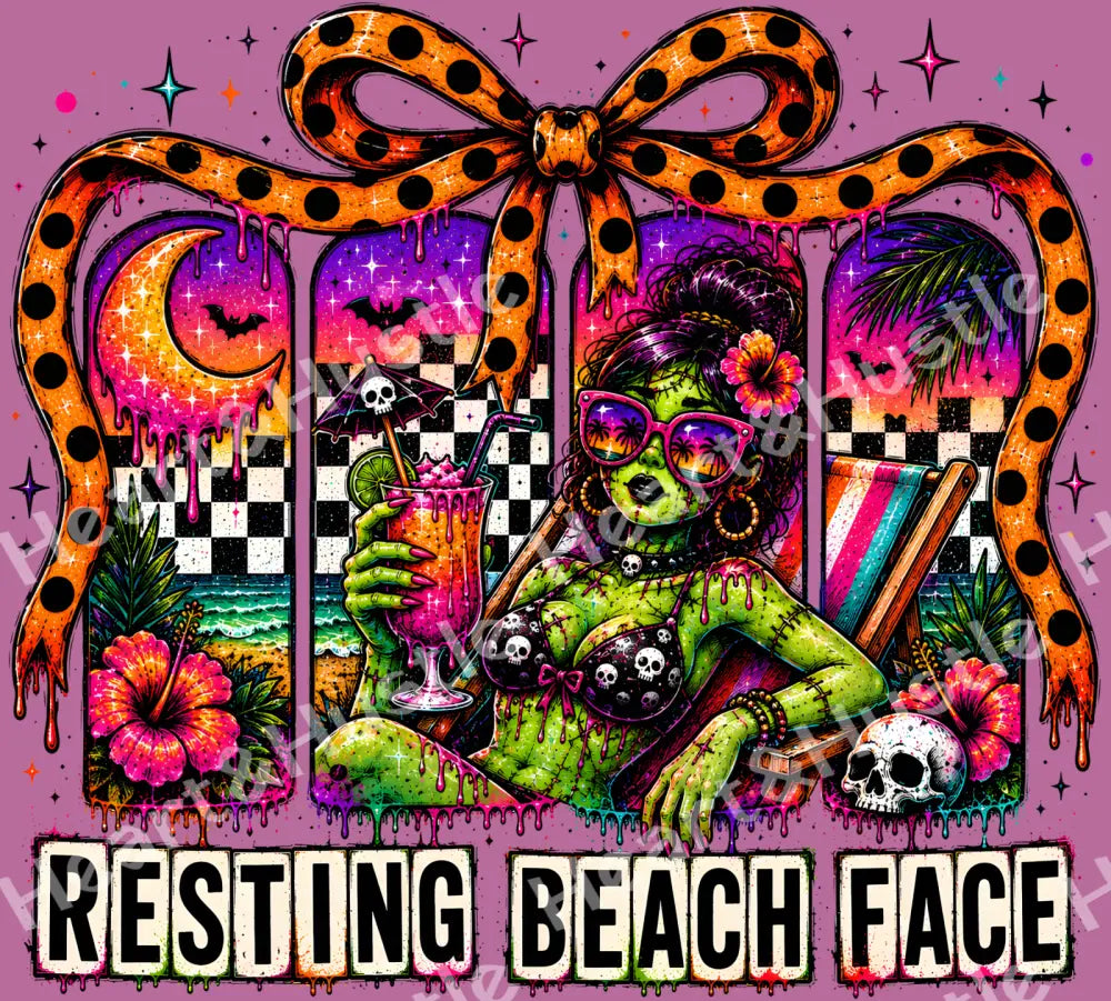 Resting Beach Face
