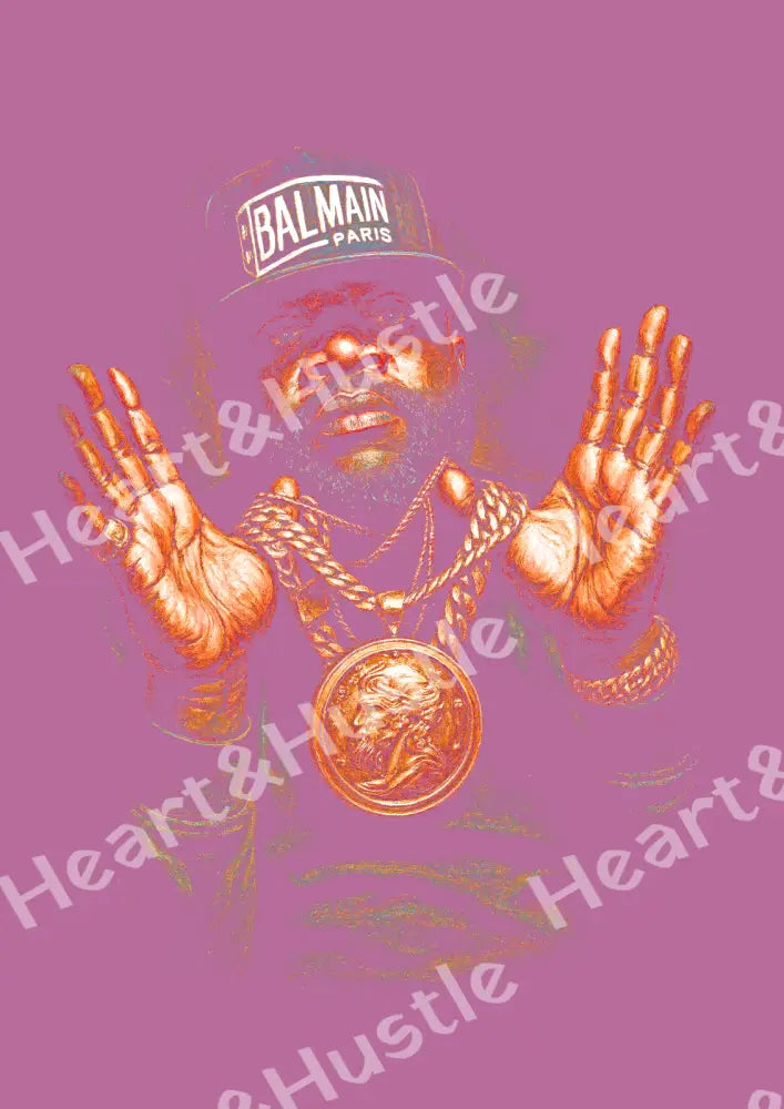 Rick Ross Halftone