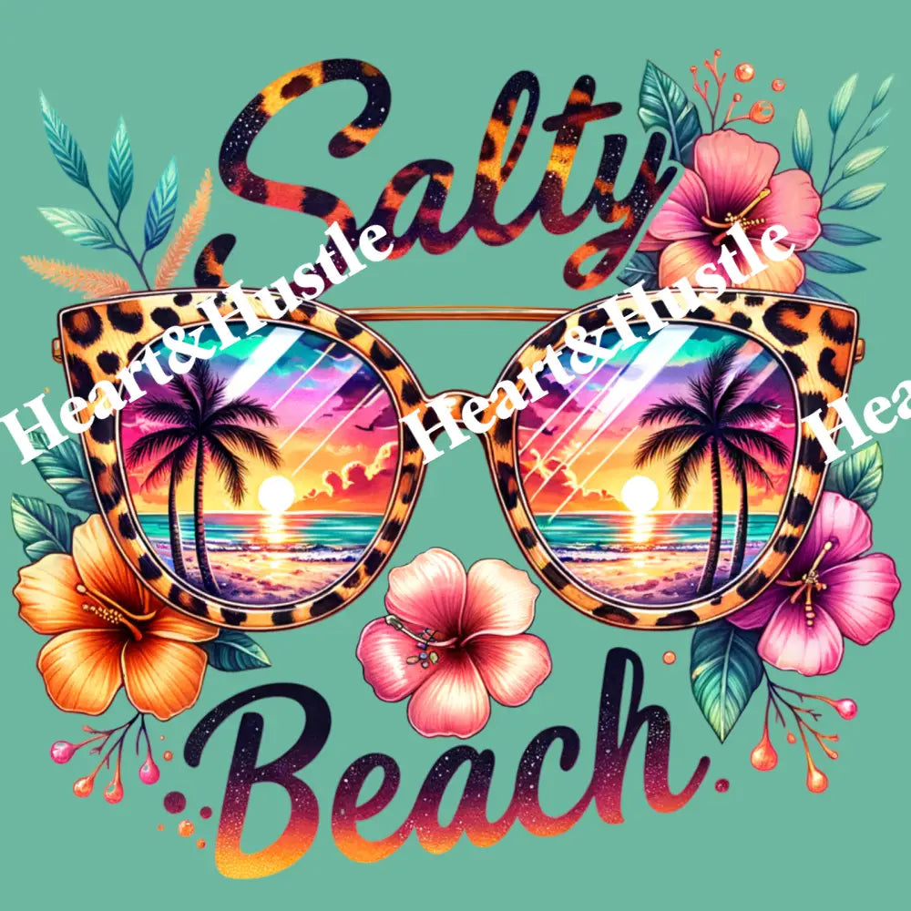 Salty Beach Tropical Floral