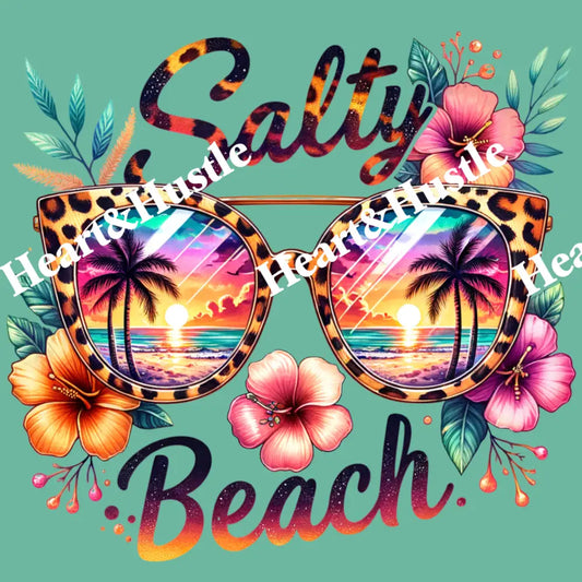 Salty Beach Tropical Floral