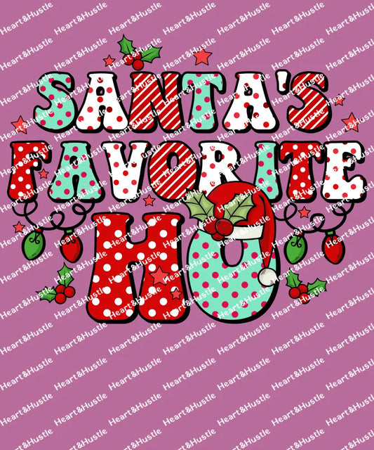 Santa’s Favorite Ho