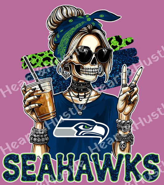 Seahawks Skully Girl