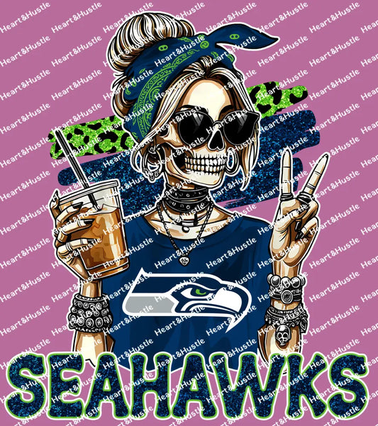 Seahawks Skully Girl