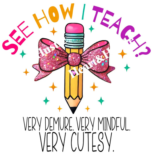 See How I Teach Very Cutesy