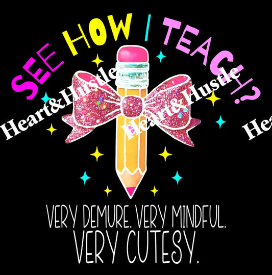 See How I Teach Very Cutesy