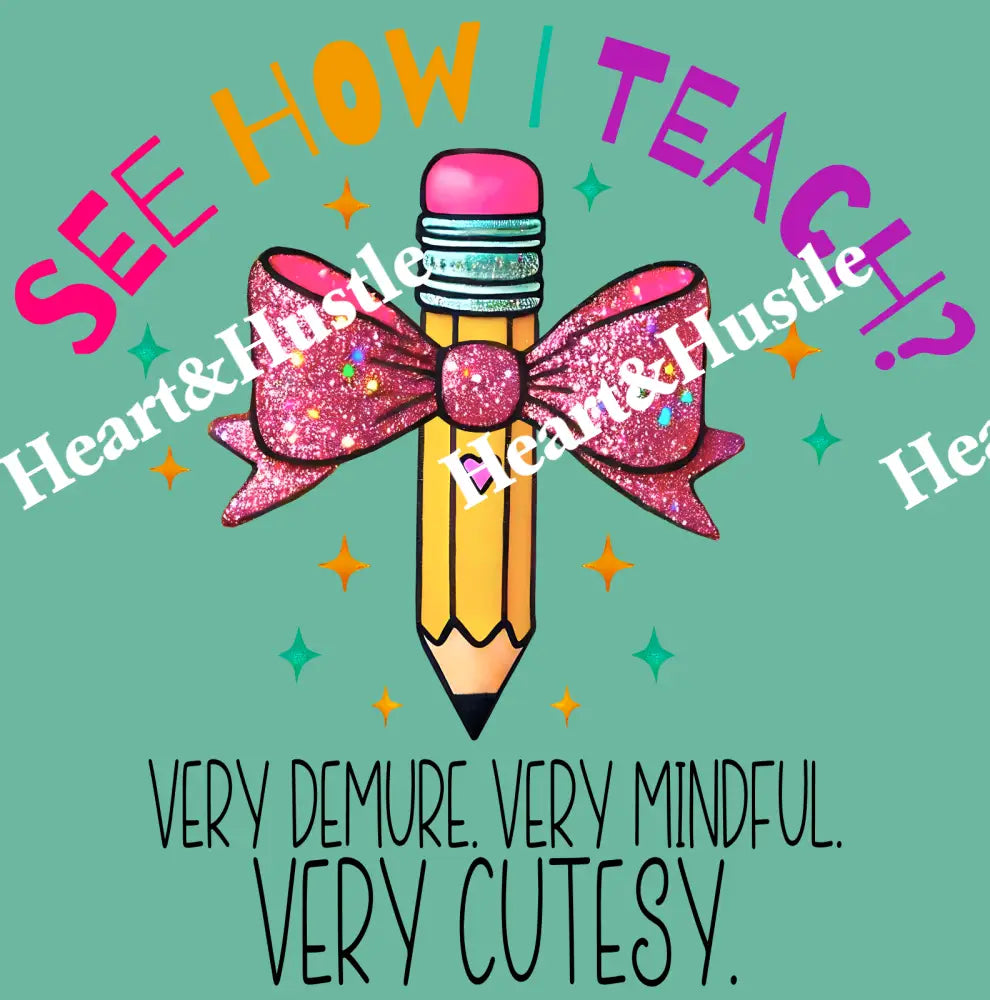 See How I Teach Very Cutesy