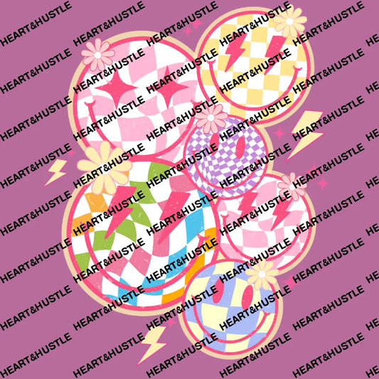 Smiley Faces Lightning Bolts