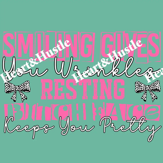 Smiling Gives You Wrinkles