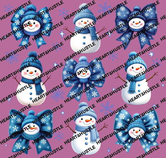 Snowman And Bows