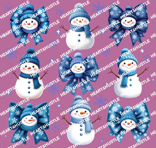 Snowman And Bows