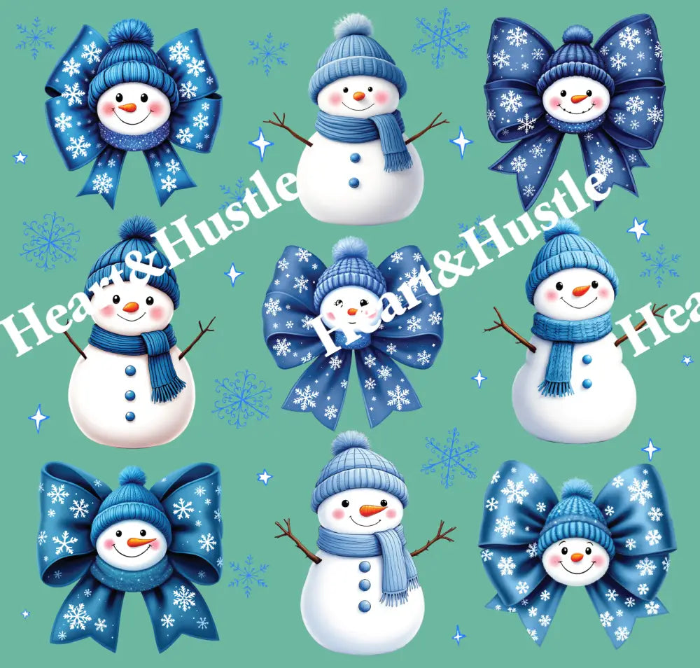 Snowman And Bows