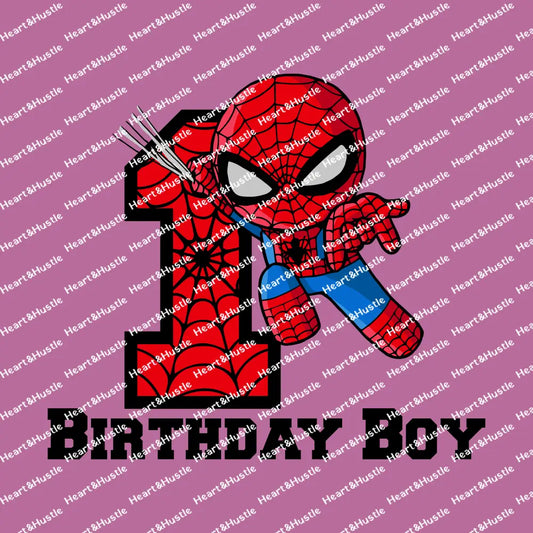 Spiderman Birthday Boy 1