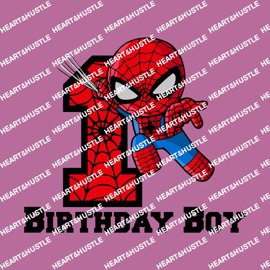 Spiderman Birthday Boy 1