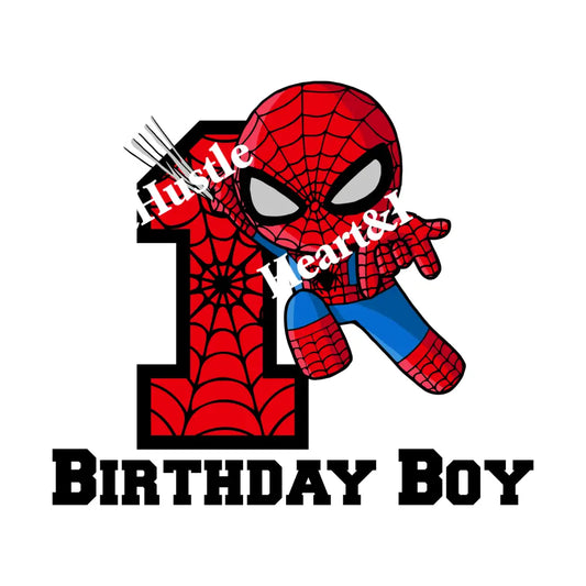 Spiderman Birthday Boy 1