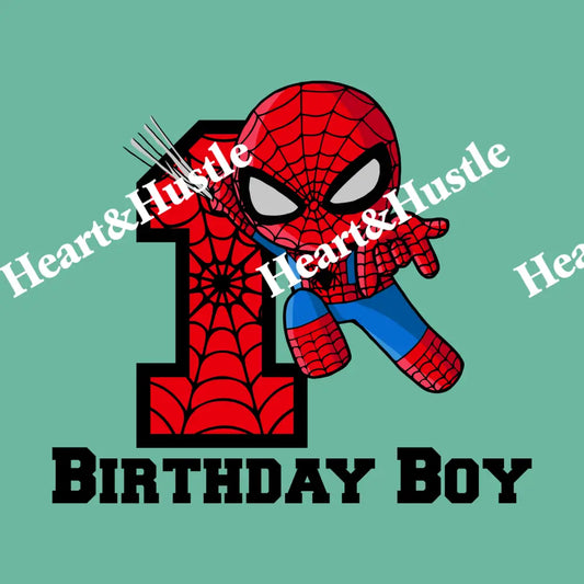 Spiderman Birthday Boy 1
