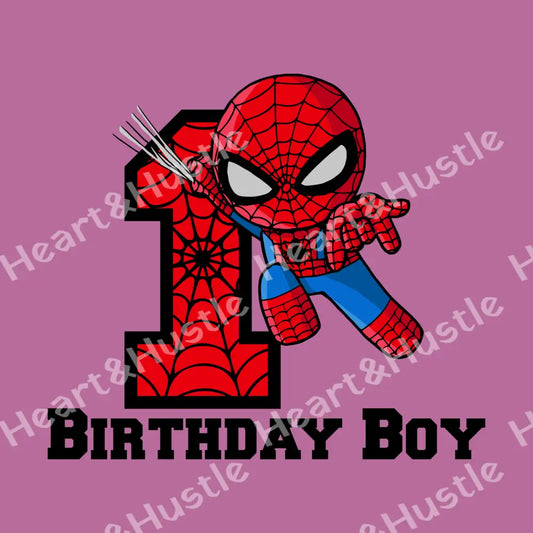 Spiderman Birthday Boy 1