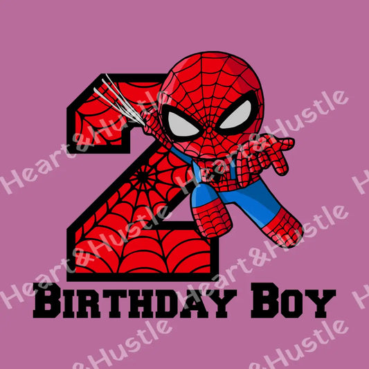 Spiderman Birthday Boy 2