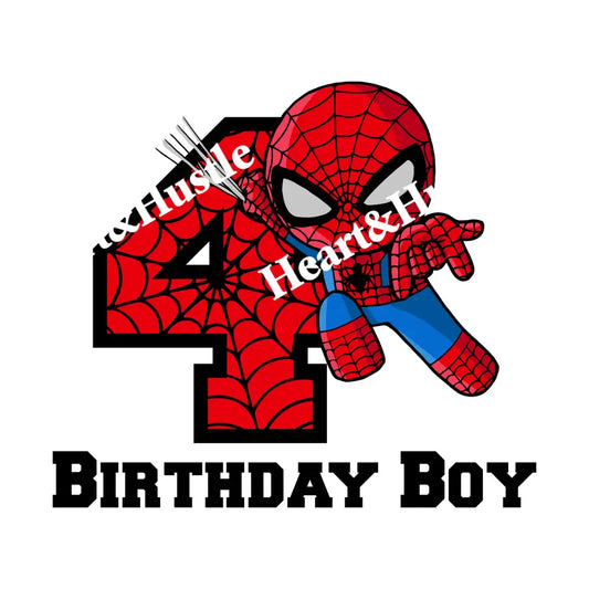 Spiderman Birthday Boy 5