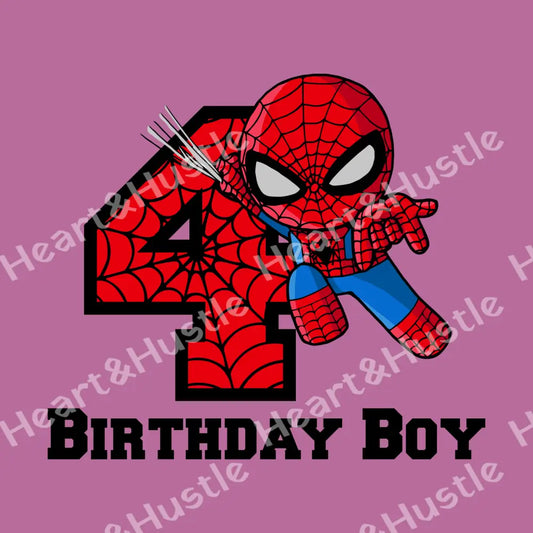 Spiderman Birthday Boy 5