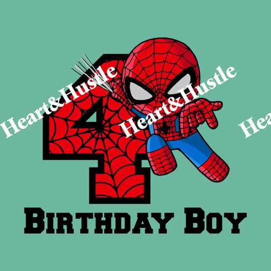 Spiderman Birthday Boy 5