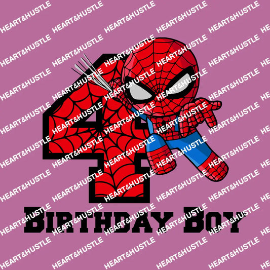 Spiderman Birthday Boy 5