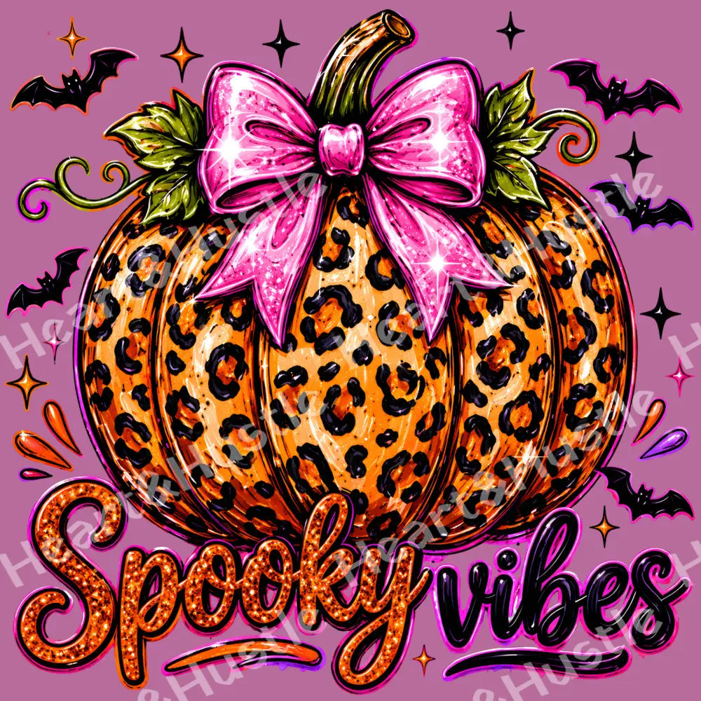 Spookie Vibe Leopard Pumpkin
