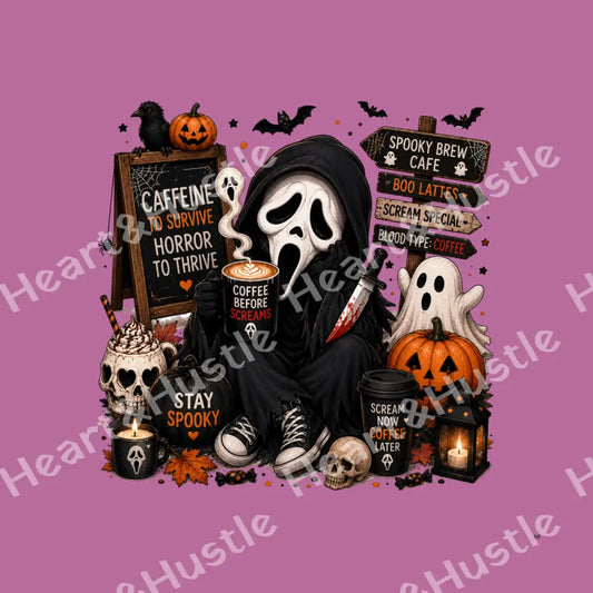 Spooky Ghostface Coffee