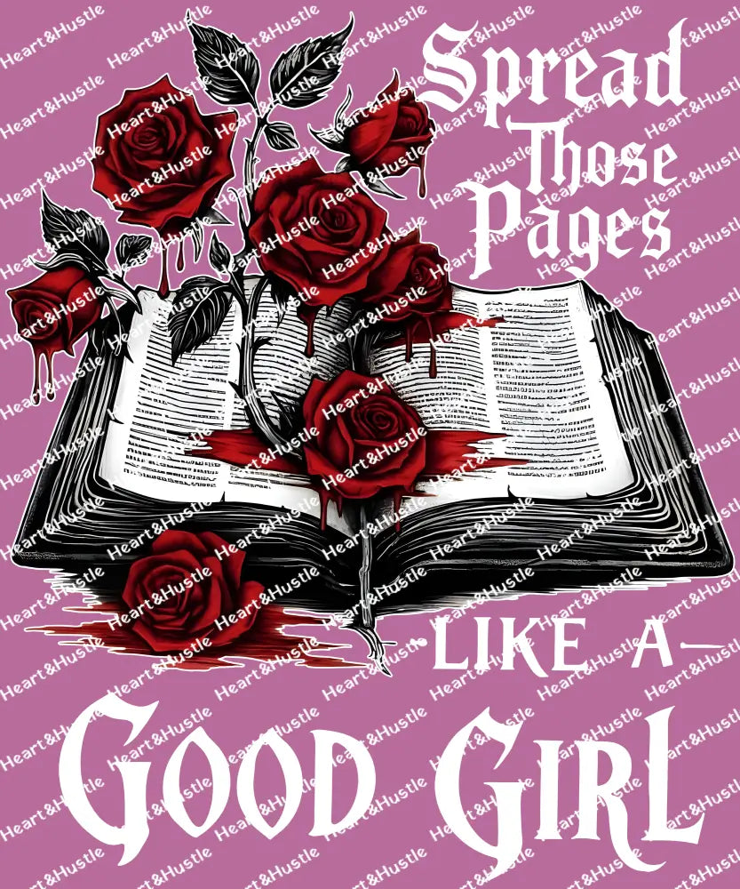 Spread Those Pages Like a Good Girl White