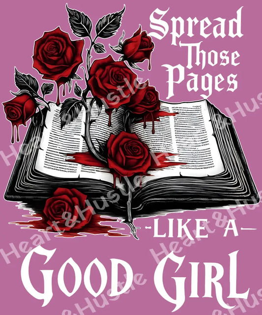Spread Those Pages Like a Good Girl White