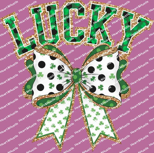 St Patty Lucky Bow