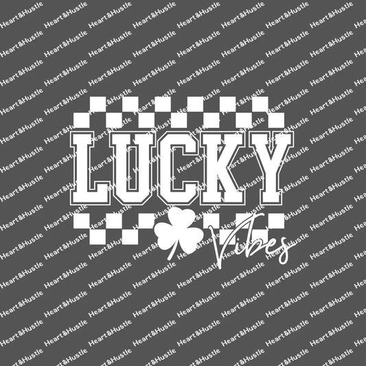 St Patricks Day Lucky Vibes White